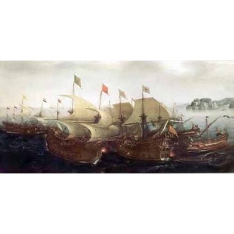  - Tableau -Batalla Naval-, Hendrick Vroom - Vroom, Hendrick