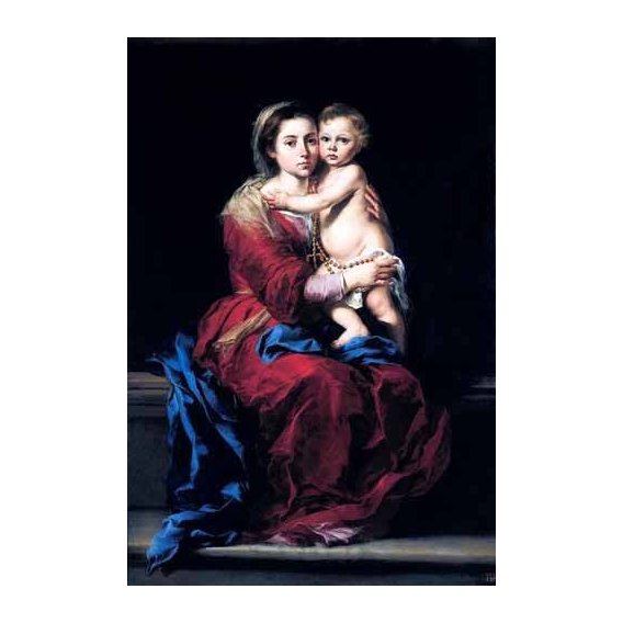 imagens religiosas - Quadro -La Virgen del Rosario-