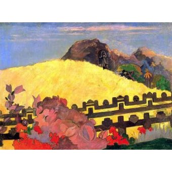  - Tableau -Parahi te marae (El templo está allí)-, Paul Gauguin - Gauguin, Paul