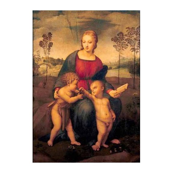 imagens religiosas - Quadro -La Virgen del Jilguero-