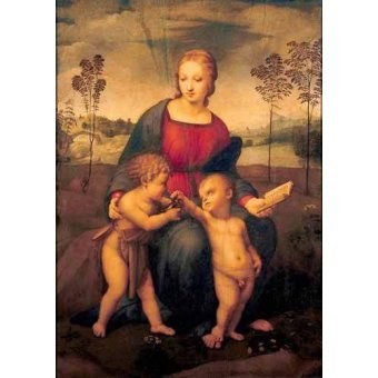  - Tableau -La Virgen del Jilguero-, Sanzio da Urbino Raffael Raphaël - Raphaël, Sanzio da Urbino Raffael