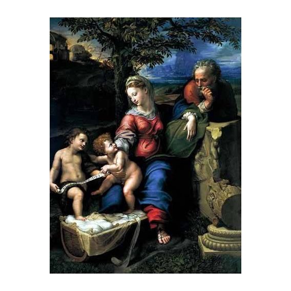 imagens religiosas - Quadro -La Sagrada Familia del Roble-