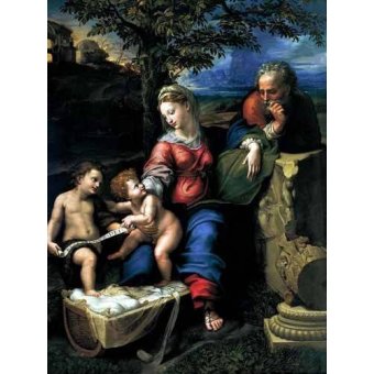  - Tableau -La Sagrada Familia del Roble-, Sanzio da Urbino Raffael Raphaël - Raphaël, Sanzio da Urbino Raffael