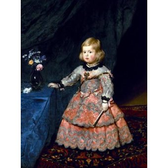  - Tableau -Retrato de la Infanta Margarita a la edad de tres años-, Diego de Silva Velazquez - Velazquez, Diego de Silva
