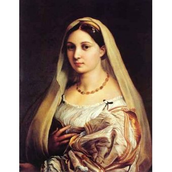  - Tableau -Mujer con velo-, Sanzio da Urbino Raffael Raphaël - Raphaël, Sanzio da Urbino Raffael