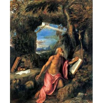  - Tableau -San Jerónimo en penitencia-, Tiziano Vecellio Tiziano - Tiziano, Tiziano Vecellio