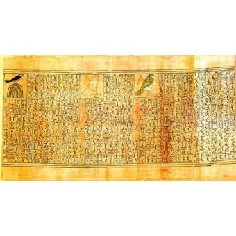 Tableaux Orientaux - Tableau -Libro de los muertos (de Ani): Ani como diferentes aves- - _Anónimo Egipcio