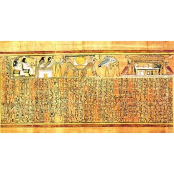 Tableaux Orientaux - Tableau -Libro de los muertos (de Ani): Ayer y hoy- - _Anónimo Egipcio