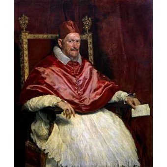  - Tableau -Retrato del Papa Inocencio-, Diego de Silva Velazquez - Velazquez, Diego de Silva