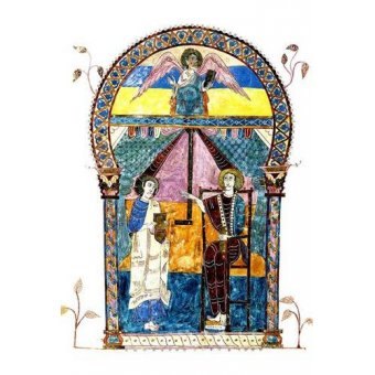  - Tableau -Beato de Liébana, codice de Gerona- - _Anónimo Español