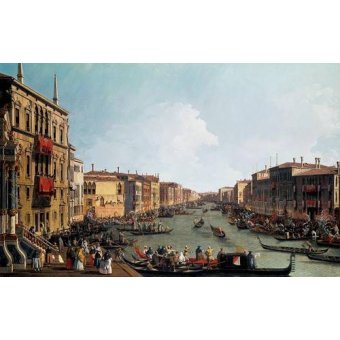  - Tableau -Les régates sur le grand canal-, Giovanni A. Canal Canaletto - Canaletto, Giovanni A. Canal