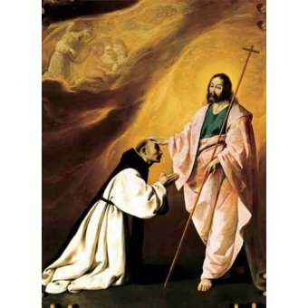  - Tableau -Aparición de Cristo al Padre Salmerón-, Francisco de Zurbaran - Zurbaran, Francisco de
