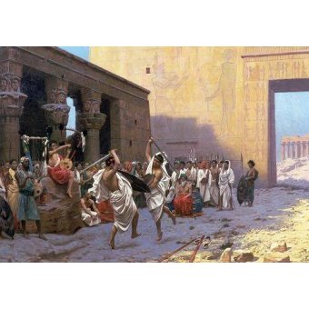  - Tableau -The Sword Dance (La Phyrique).-, Jean Leon Gerome - Gerome, Jean Leon