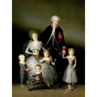  - Tableau -El Duque de Osuna y su familia, 1788-, Francisco de Goya y Lucientes - Goya y Lucientes, Francisco de