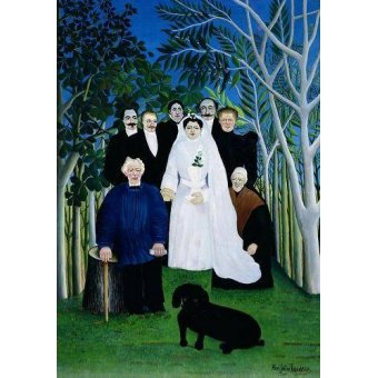  - Tableau -The Wedding Party, 1904-05-, Henri Rousseau - Rousseau, Henri