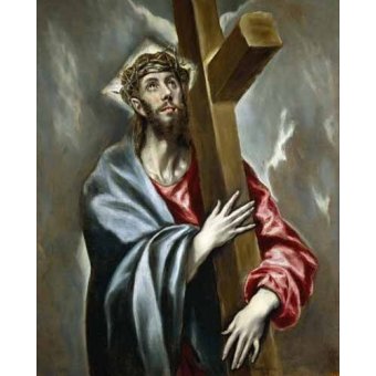 Tableaux Religieux - Tableau -Cristo portando la Cruz-, El (D. Theotocopoulos) Greco - Greco, El (D. Theotocopoulos)
