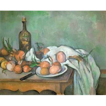  - Tableau - Nature morte aux oignons -, Paul Cezanne - Cezanne, Paul
