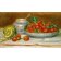 naturezas mortas - Quadro -Bodegon con fresas-