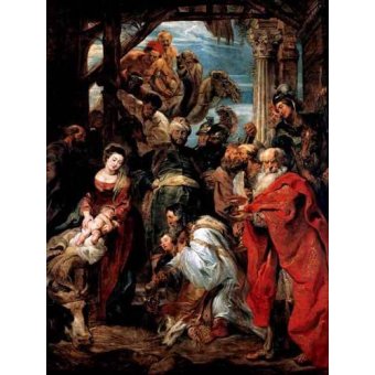  - Tableau -Adoration des mages, 1624-, Peter Paulus Rubens - Rubens, Peter Paulus