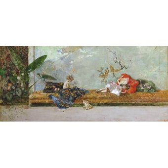  - Tableau -Los hijos del pintor en el salón japones-, Mariano Fortuny y Marsal - Fortuny y Marsal, Mariano