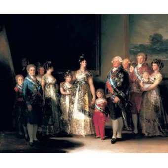  - Tableau -Retrato de la Familia de Carlos IV de España-, Francisco de Goya y Lucientes - Goya y Lucientes, Francisco de
