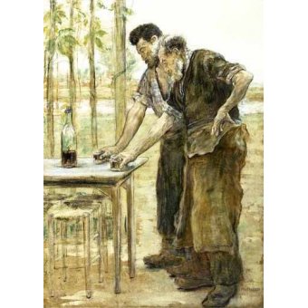 - Tableau -Herreros bebiendo-, Jean Francois Raffaelli - Raffaelli, Jean Francois