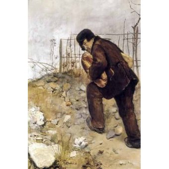  - Tableau -L'homme aux deux pains-, Jean Francois Raffaelli - Raffaelli, Jean Francois