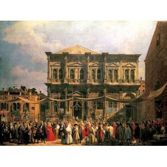  - Tableau -Visita del Dux a Iglesia San Rocco-, Giovanni A. Canal Canaletto - Canaletto, Giovanni A. Canal