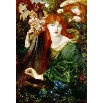  - Tableau -Ghirlandata-, Dante Gabriel Rossetti - Rossetti, Dante Gabriel