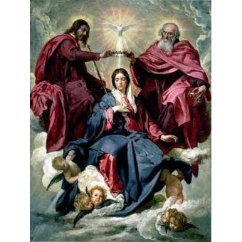  - Tableau -Coronacion de la Virgen-, Diego de Silva Velazquez - Velazquez, Diego de Silva