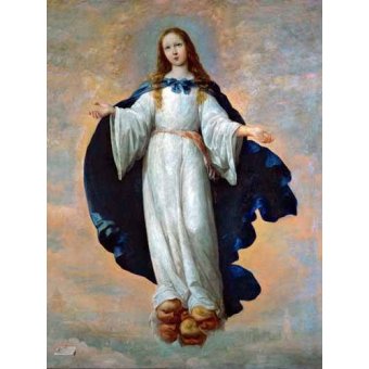  - Tableau -La Inmaculada Concepcion (Purisima)-, Francisco de Zurbaran - Zurbaran, Francisco de
