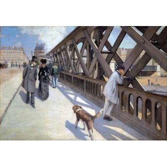  - Tableau -Le Pont De L Europe, Paris, 1876-, Gustave Caillebotte - Caillebotte, Gustave
