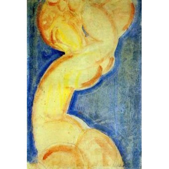 - Tableau -Cariátide-4-, Amedeo Modigliani - Modigliani, Amedeo