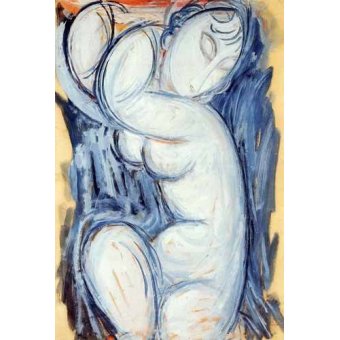  - Tableau -Cariátide-5-, Amedeo Modigliani - Modigliani, Amedeo