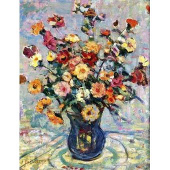  - Tableau -Bodegón con flores-, Maurice Prendergast - Prendergast, Maurice