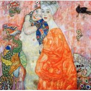  Tableau de Nus - Les Amies, Gustav Klimt