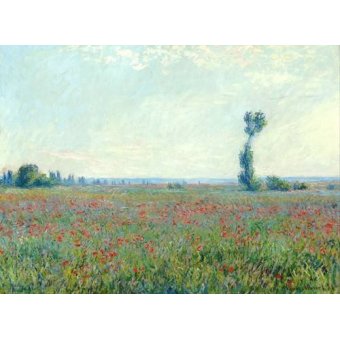 Tableau -Le Champ de coquelicots près de Giverny-, Claude Monet