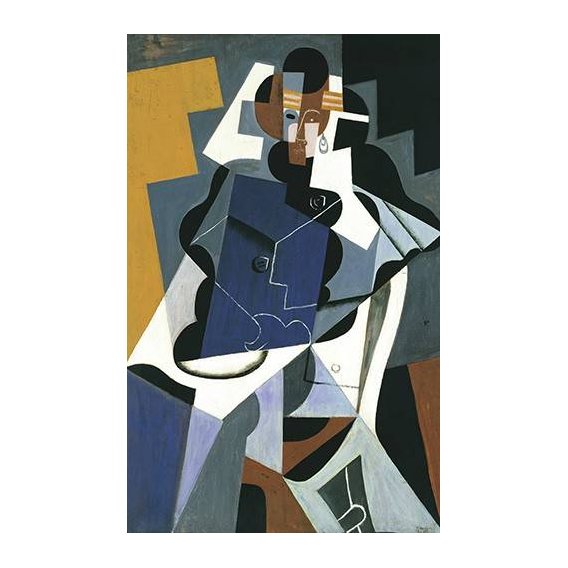 pinturas abstratas - Quadro -Figure of a Woman, 1917-
