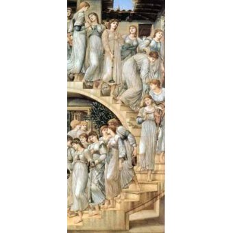 Tableaux de Portraits - Tableau -The Golden Stairs-, Edward Burne-Jones - Burne-Jones, Edward