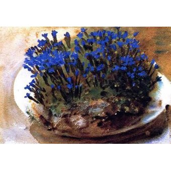 - Tableau -Gencianas azules-, John Singer Sargent - John Singer Sargent