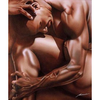  - Tableau -HOMBRE TORTURADO-, Nieves Miranda - Miranda, Nieves
