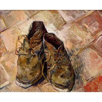Tableaux nature morte - Tableau -Les chaussures de Van Gogh-, Vincent Van Gogh - Van Gogh, Vincent