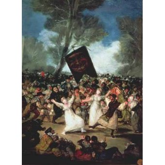  - Tableau -El entierro de la sardina, c-1812-19-, Francisco de Goya y Lucientes - Goya y Lucientes, Francisco de