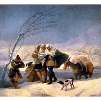  - Tableau -El invierno, 1786-87-, Francisco de Goya y Lucientes - Goya y Lucientes, Francisco de