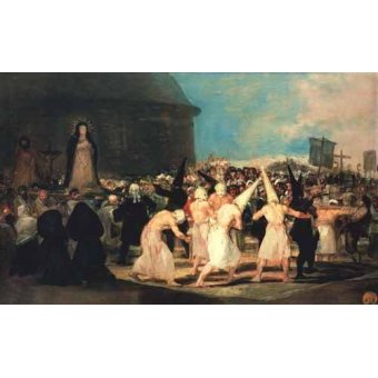  - Tableau -Procesion de flagelantes, 1815-19-, Francisco de Goya y Lucientes - Goya y Lucientes, Francisco de