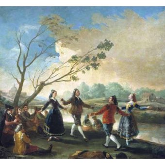  - Tableau -Baile a orillas del Manzanares-, Francisco de Goya y Lucientes - Goya y Lucientes, Francisco de