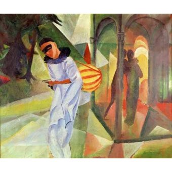  - Tableau -Pierrot, 1913 -, August Macke - Macke, August
