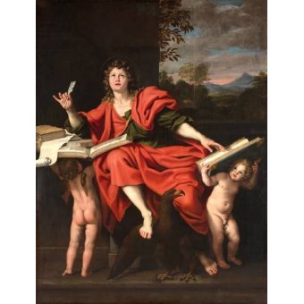  - Tableau -San Juan Evangelista-, Domenichino Zampieri - Zampieri, Domenichino