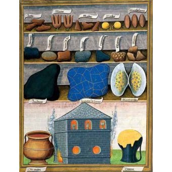  - Tableau -Libro de las medicinas sencillas 2-, Matthaeus Platearius - Platearius, Matthaeus
