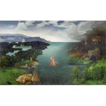  - Tableau -El paso de la laguna Estigia-, Joachim Patinir - Patinir, Joachim